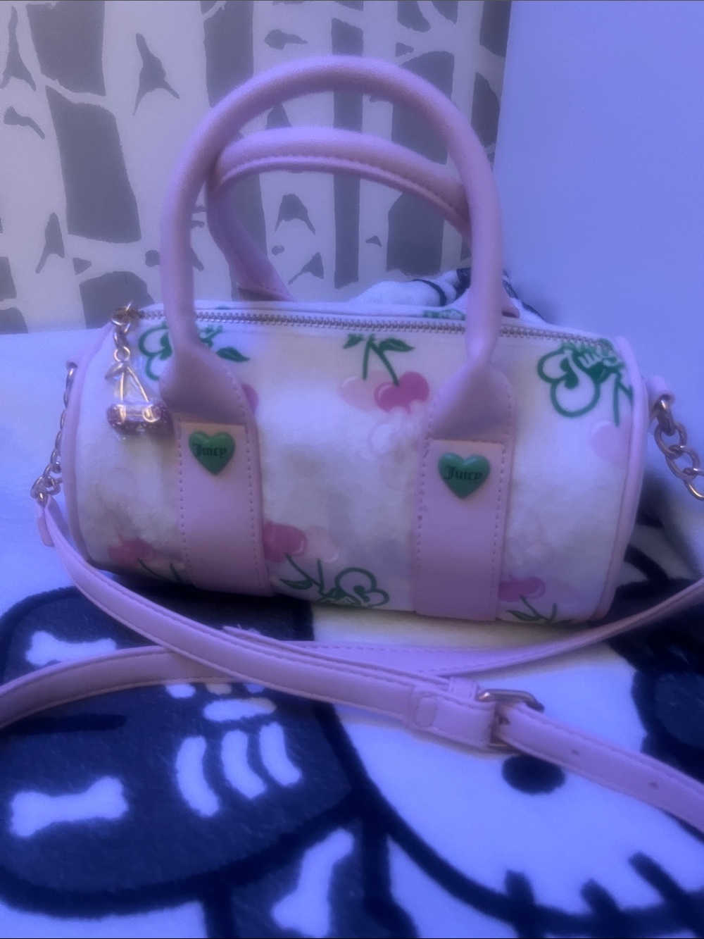 Juicy Couture Pink Cherry Barrel Bag 🍒